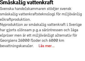 Småskalig vattenkraft